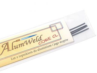 AlumWeld Core CL. Druty do lutowania aluminium z topnikiem w rdzeniu.